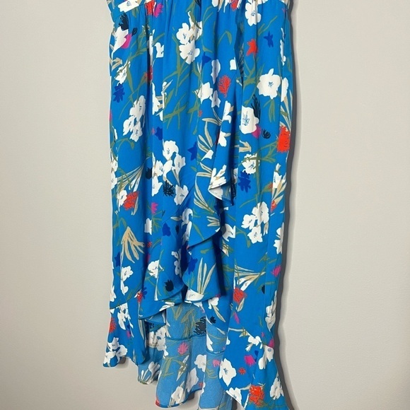 J Crew Mercantile Floral Ruffle Trim Midi Dress Small - Picture 6 of 9